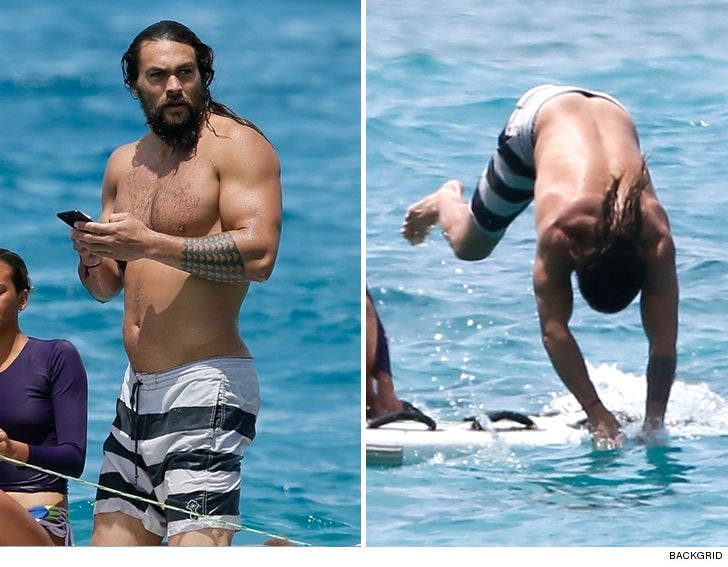 Jason Momoa Really Is Aquaman Dives into Ocean to Save :: 0608-jason-momoa-hawaii-backgrid-5