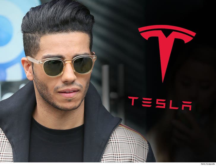 Aladdin' Star Mena Massoud Suing Tesla Over Car Crash :: 0531-mena-massoud-tesla-main-getty-3