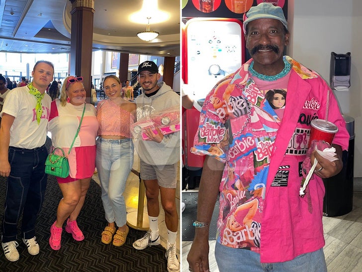 Barbie' Fans Dress Up To See Movie at The Grove in Los Angeles