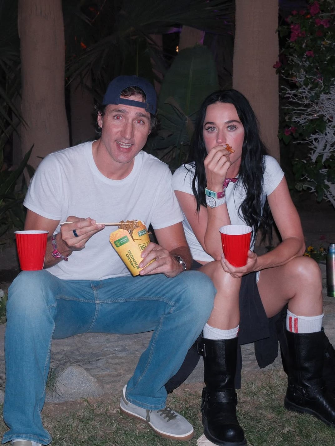 Katy Perry and Justin Trudeau