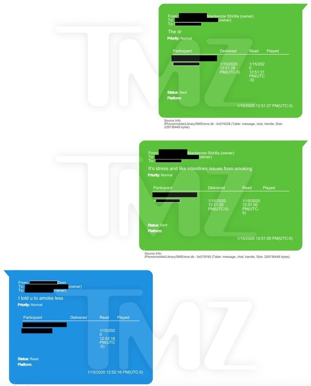 Mackenzie Shirilla Text With Late Boyfriend Dominic Russo 12
