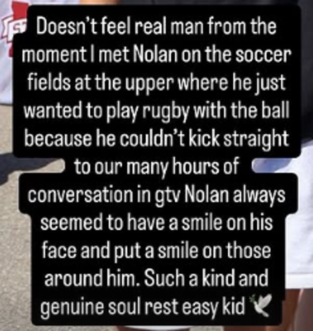 Nolan Wells' Friends Share Tributes 7