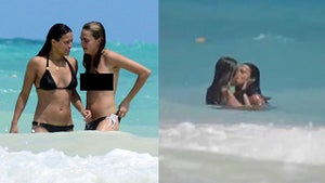 Michelle Rodriguez and Cara Delevingne -- Sun, Surf and Sucking Face