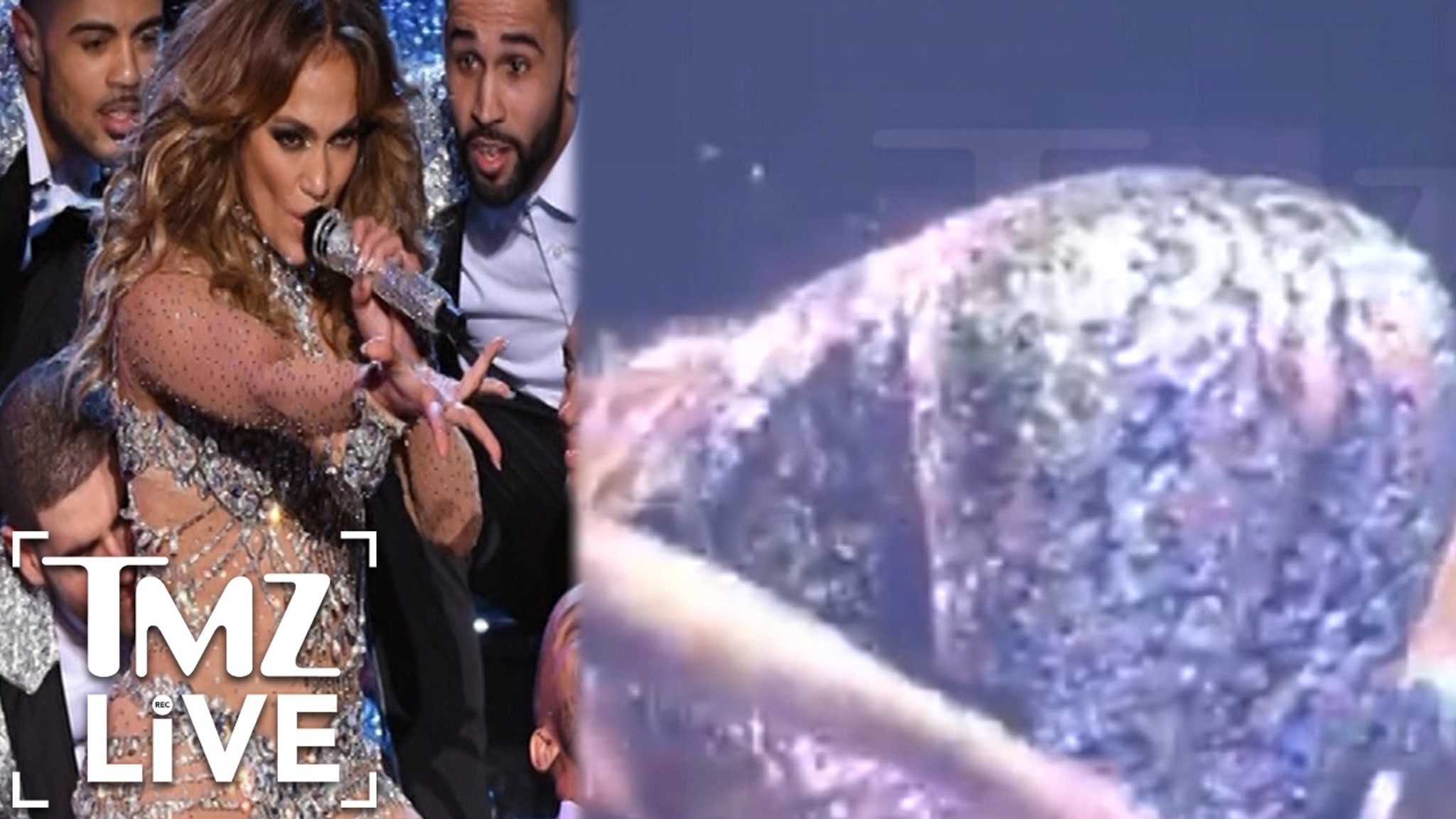 Jennifer Lopez Wardrobe Malfunction In Vegas