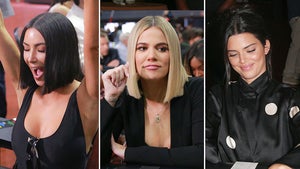Kim, Khloe and Kendall Played Poker at a Charity Event