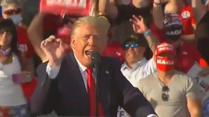 Trump Supporter Appears to Throw Up White Power Symbol at Rally