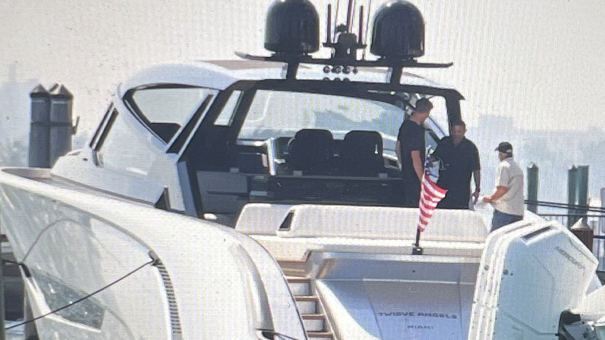 Tom Brady Hangs Out On New 'Tw12ve Angels' Yacht In Florida thumbnail