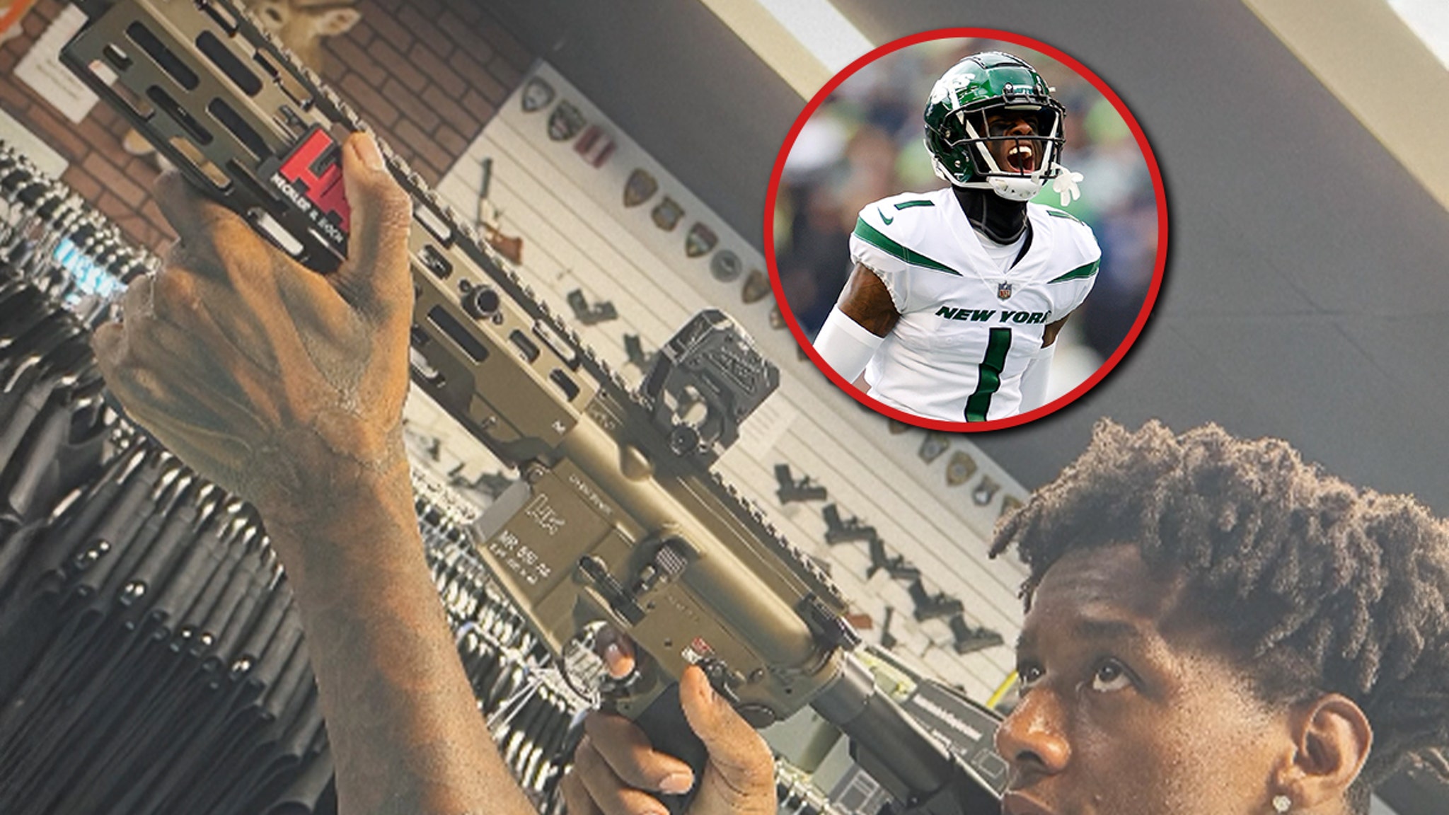 NFL's Sauce Gardner Buys Semi-Automatic Rifle, Shotgun From Famed Firearms Shop