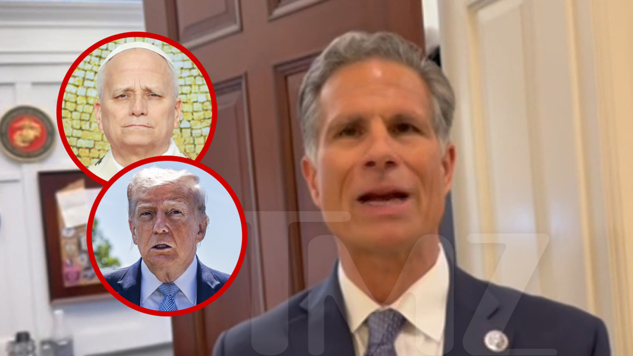 Vertegenwoordiger Dan Meuser is team Trump in vete met paus, paus moet in zijn baan blijven