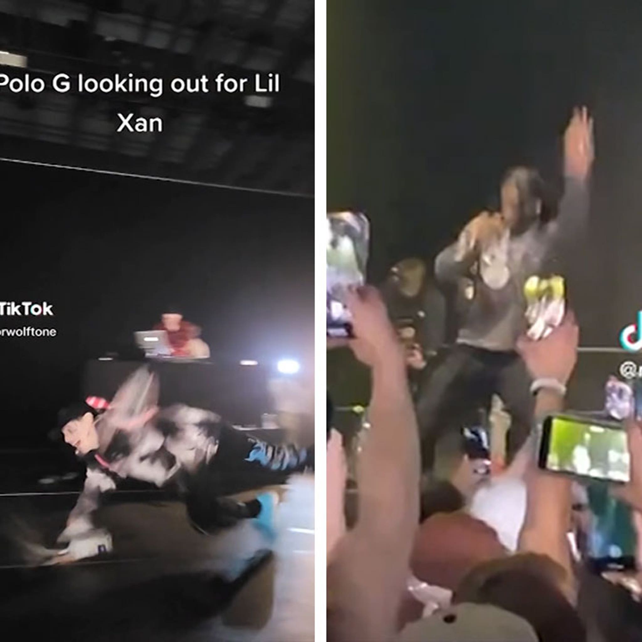 Polo G and Lil Xan Slip On Stage But Don't Screw Up Their Songs