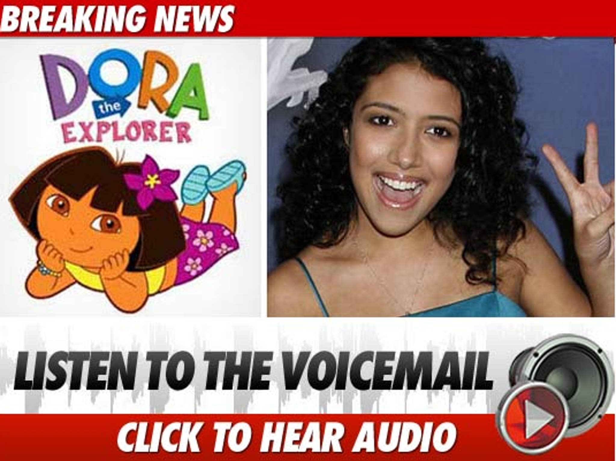 Dora the Explorer' Actress -- Nickelodeon Lied to Me!