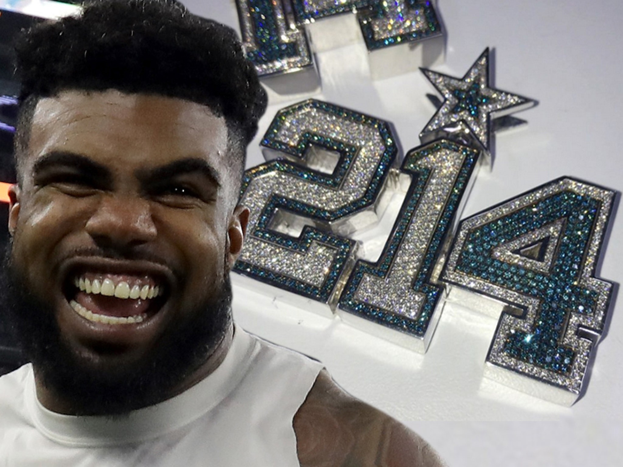 Did Ezekiel Elliott and Dak Prescott just get matching Cowboys-themed bling  for Christmas?