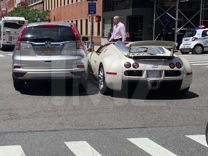 Tracy Morgan's Brand New Bugatti Sideswiped in NYC