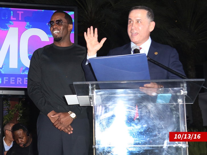 Diddy and Mayor Philip Levine