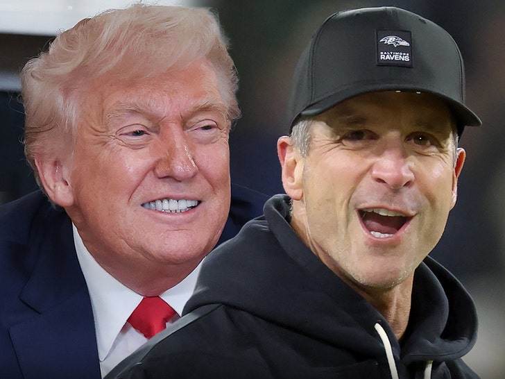 donald trump john harbaugh
