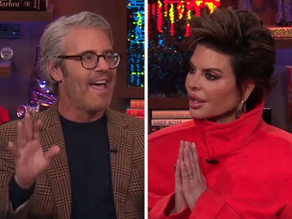 Andy Cohen and Lisa Rinna