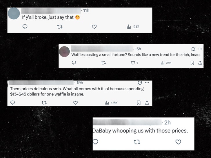 DaBaby Plain Jane Waffle Comments with blurs