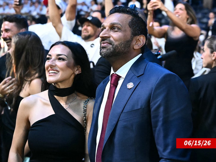 kash patel and alexis wilkins getty 2
