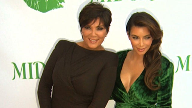 Kim Kardashian Shows Some Skin In Velvet Green Dress Kim Kardashian Shows Some Skin In Velvet Green Dress