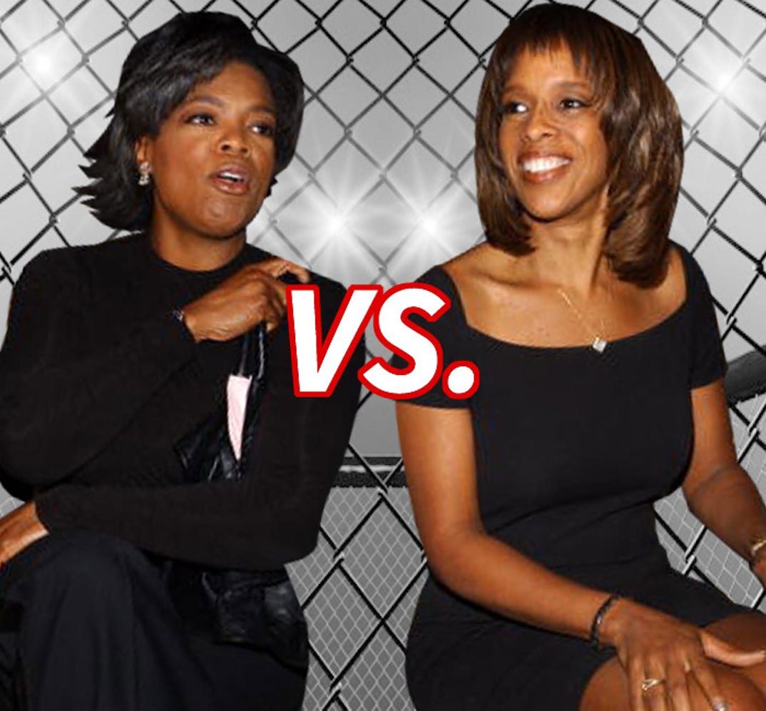It's a battle of the BFFs -- Oprah (60) vs. Gayle King (59)