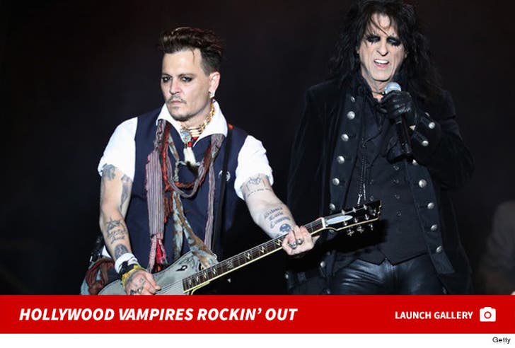 Johnny Depp's Vampires Rocking Out
