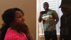 Boxer Andre Berto -- Surprise, Mom ... I Bought You This Mansion! (VIDEO)