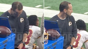 Redskins Asst. Coach -- Pees In Gatorade Cup On Sideline ... Fan Takes Pics (PHOTO)