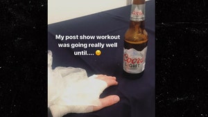 Nick Jonas Hand Injury During Post-Concert Workout