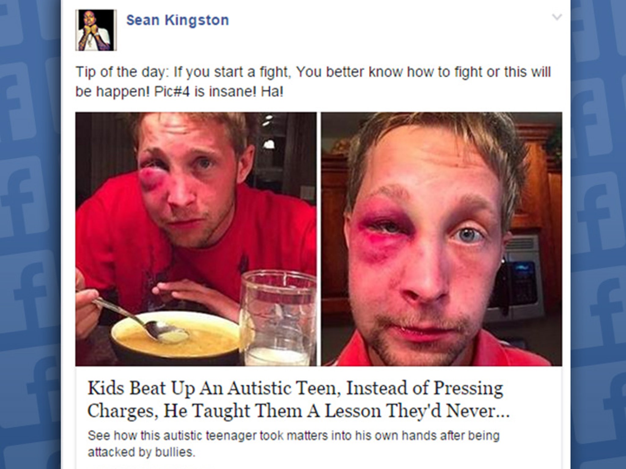 Sean Kingston Tip Of The Day Don T Pick On Autistic Kids sean kingston tip of the day don