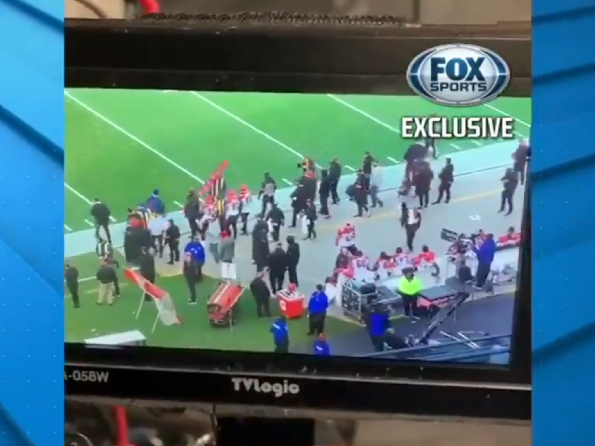 Fox airs footage it claims shows Patriots' video incident from