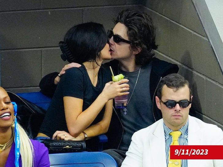 Kylie Jenner and Timothée Chalamet Make Out At US Open
