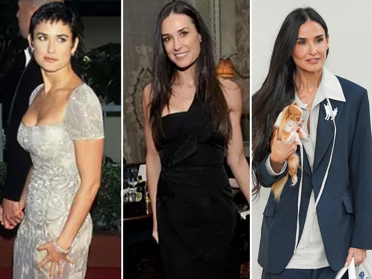 Demi Moore Through The Years