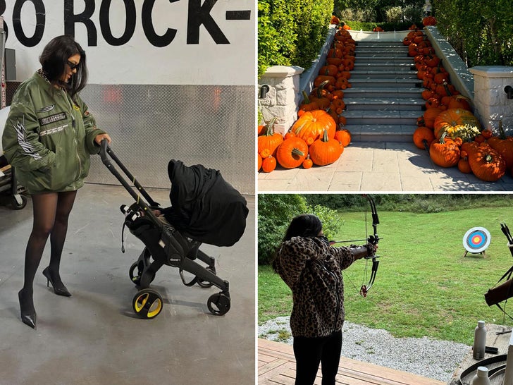 Peak(a-boo) Into Kourtney Kardashian's Festive October