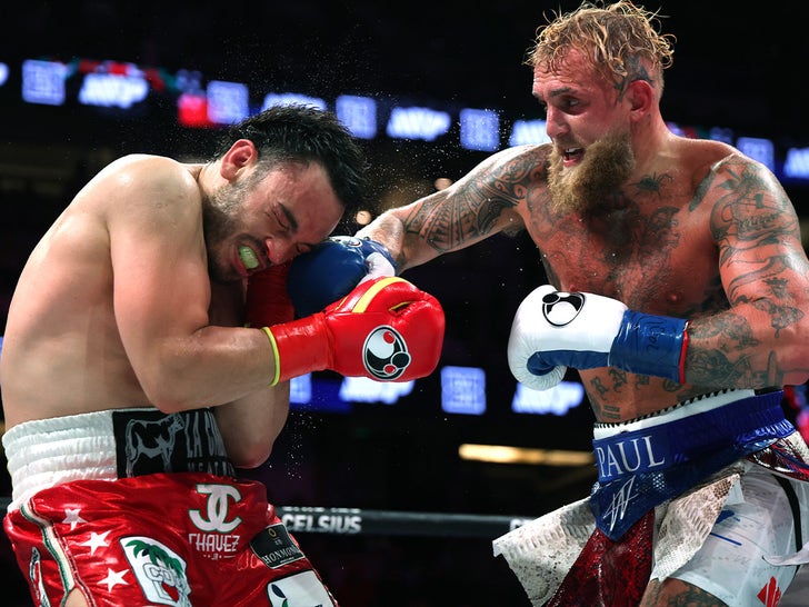 Jake Paul Fight Photos