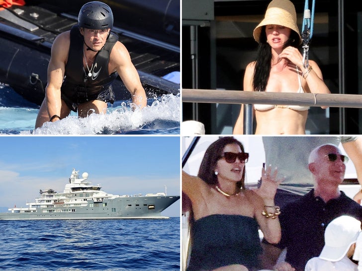 Katy Perry and Orlando Bloom Honeymooning With Bezos Newlyweds