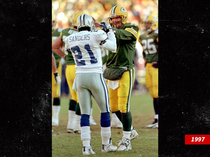 deion sanders and brett favre getty 1