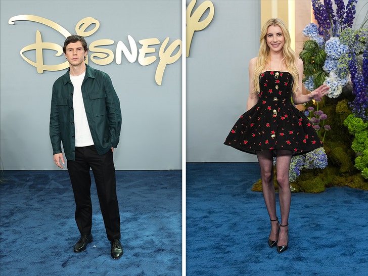 emma roberts and evan peters getty 1
