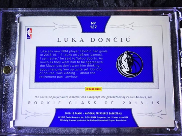 Luka Doncic rookie card sells for record $3.12 million at auction
