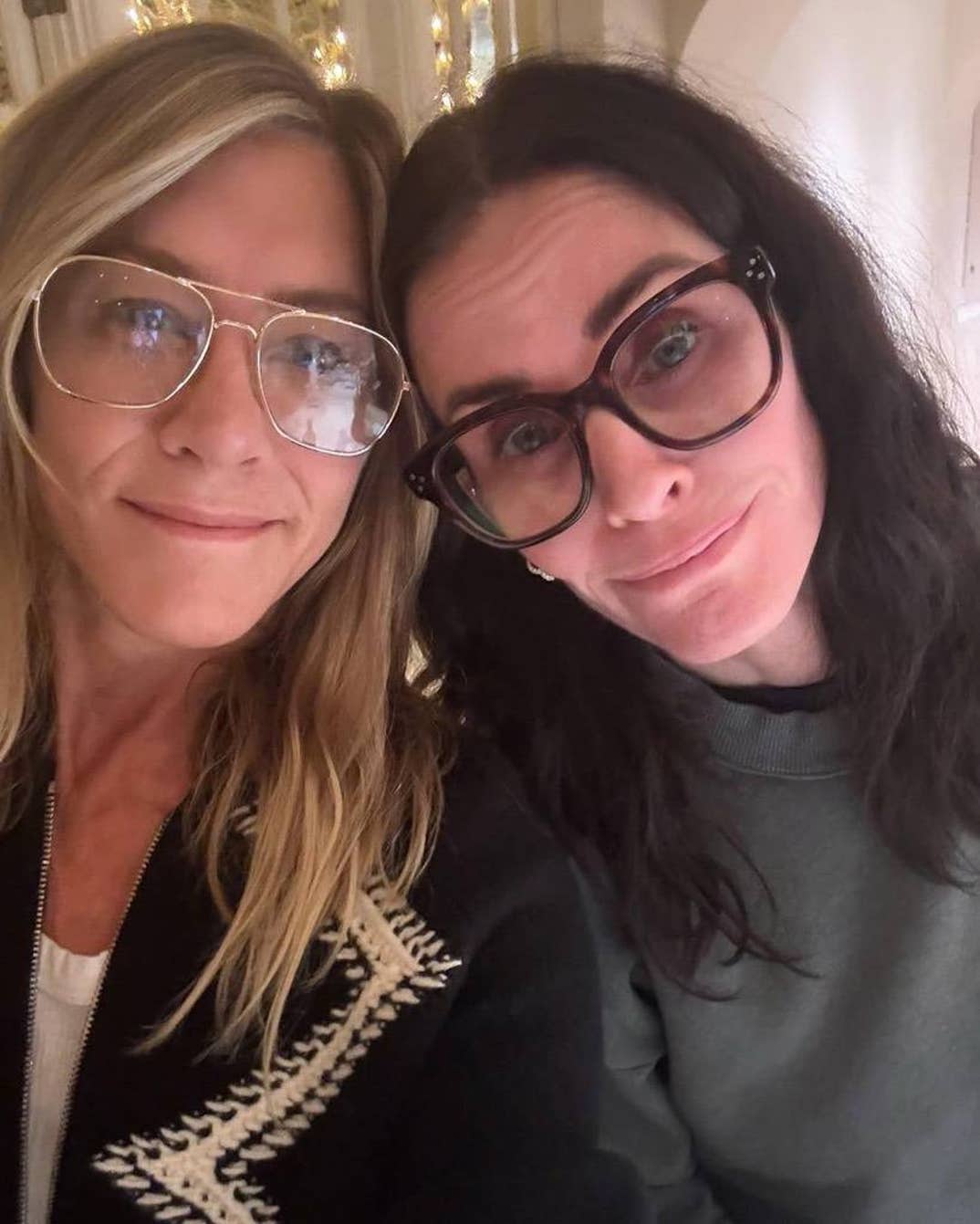 Jennifer Aniston and Courtney Cox