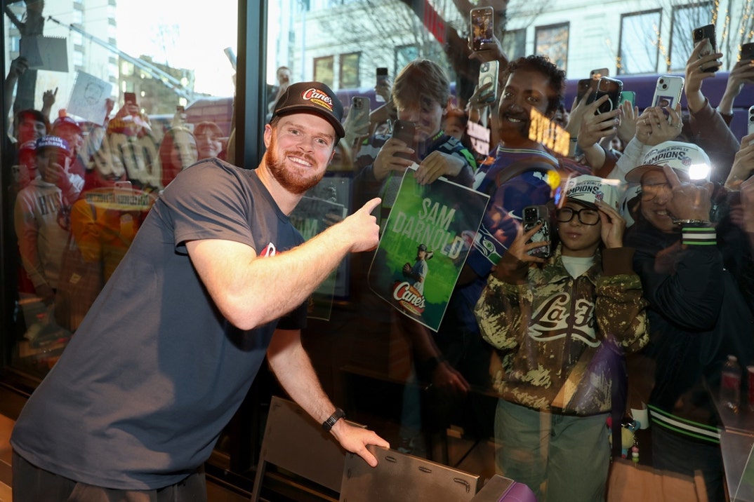 Sam Darnold At Raising Canes 13