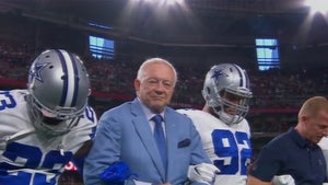Jerry Jones and the Dallas Cowboys Take a Knee Before National Anthem on MNF