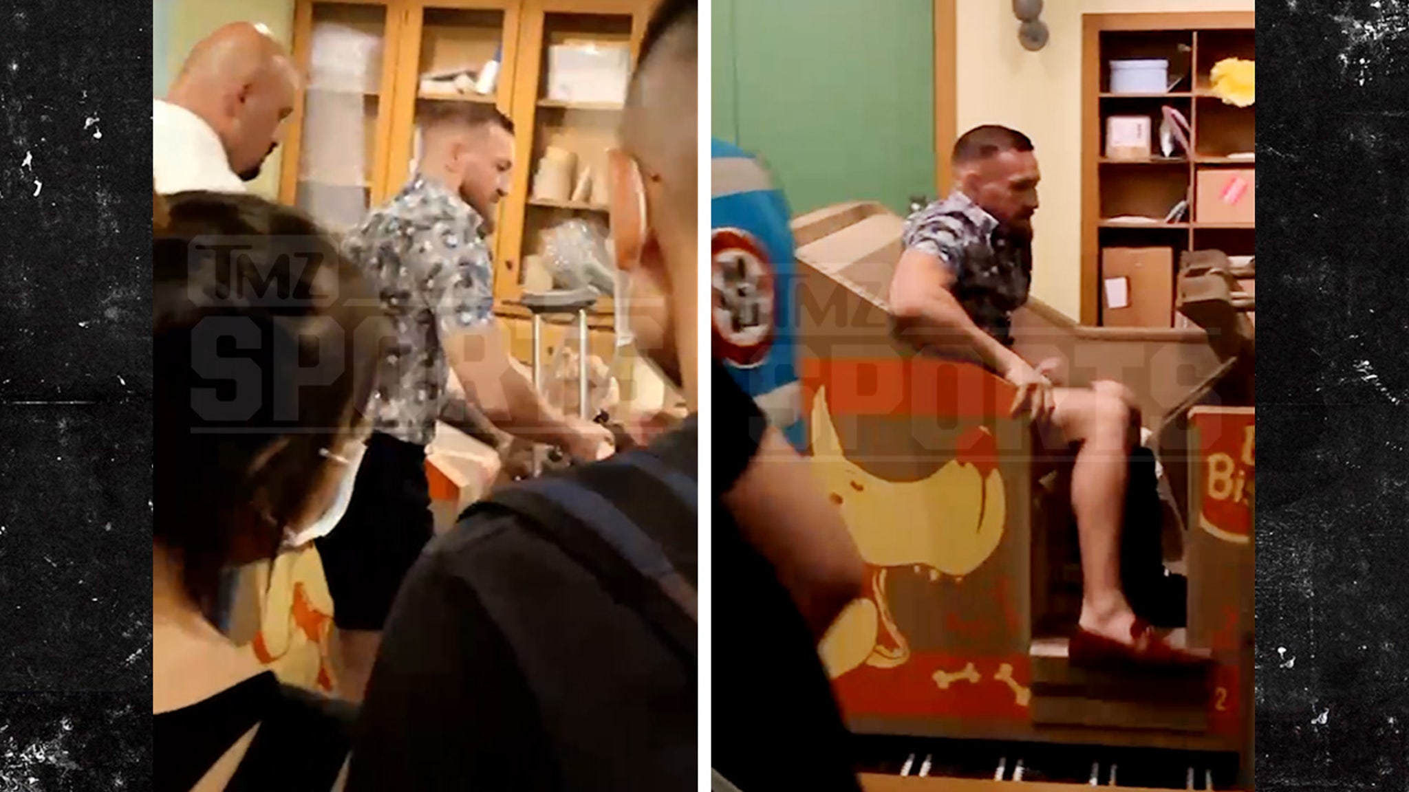 Conor McGregor on Crutches Splurges on Louis Vuitton During His