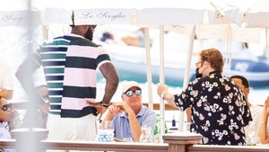 LeBron James Hangs Out With Elton John on Vacation in Italy