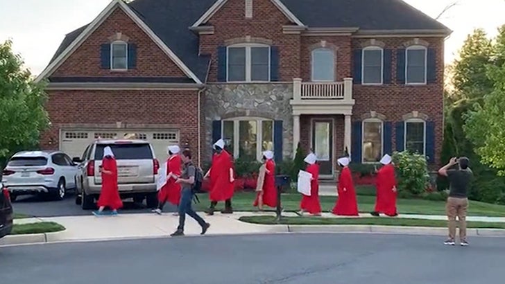 Justice Amy Coney Barrett's Home Site of  'Handmaid's Tale' Protesters.jpg