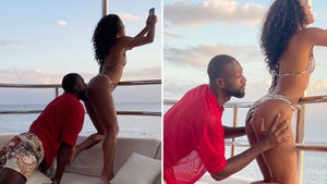 Dwyane Wade Bites Gabrielle Union's Butt During Vacation