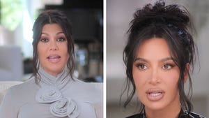Kim & Kourtney Kardashian Shut Down Feud Rumors, 'Huge Misconception'