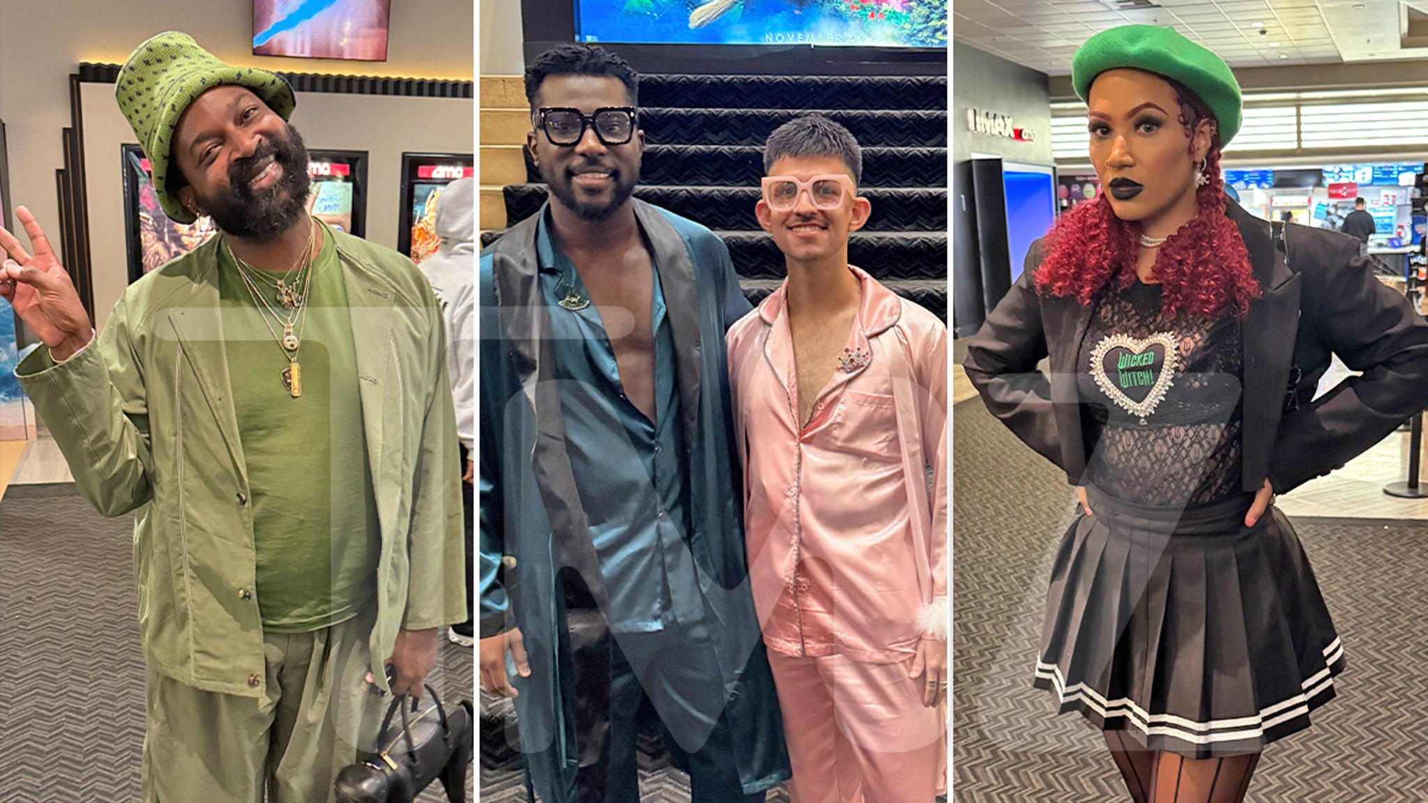 'Wicked' Moviegoers Dress Up in Outfits Inspired by Characters thumbnail