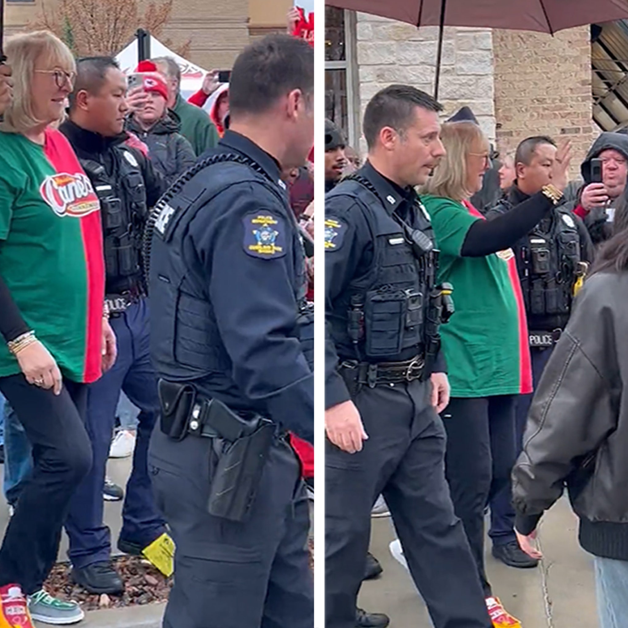 Donna Kelce Gets Police Escort In Kansas City Ahead Of Chiefs Vs. Eagles  Game