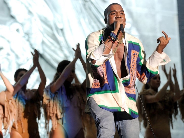 Kanye West Performing At Coachella