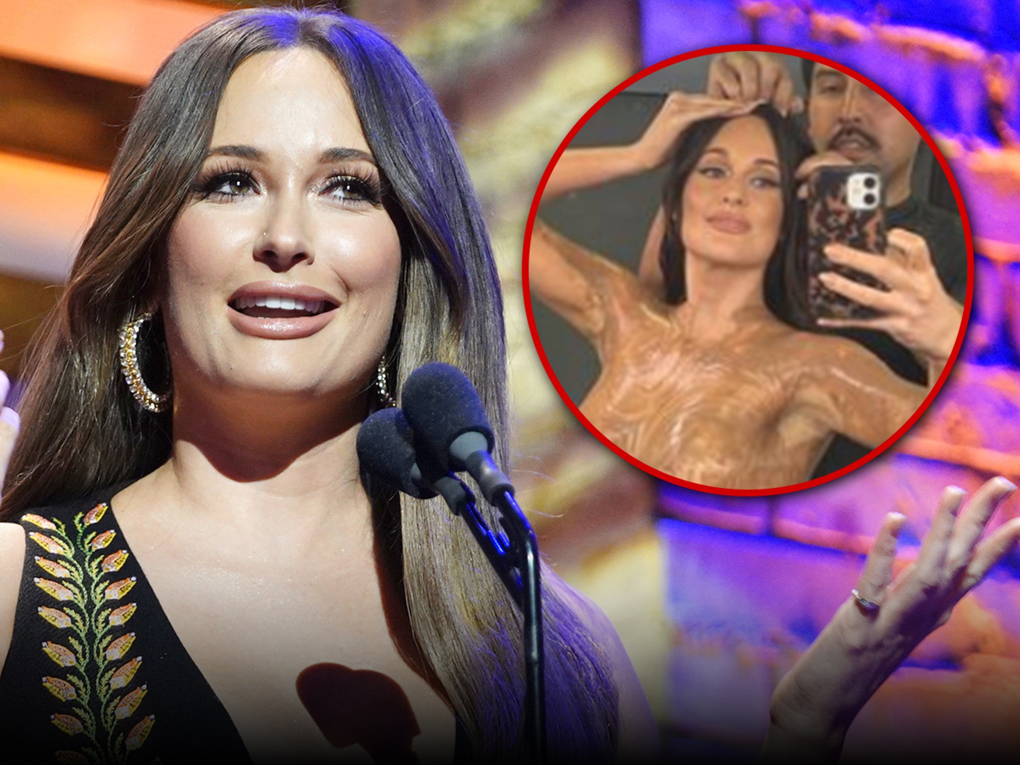 Kacey Musgraves Posts Fully-Nude Photo Online, Covered by Muddy Material